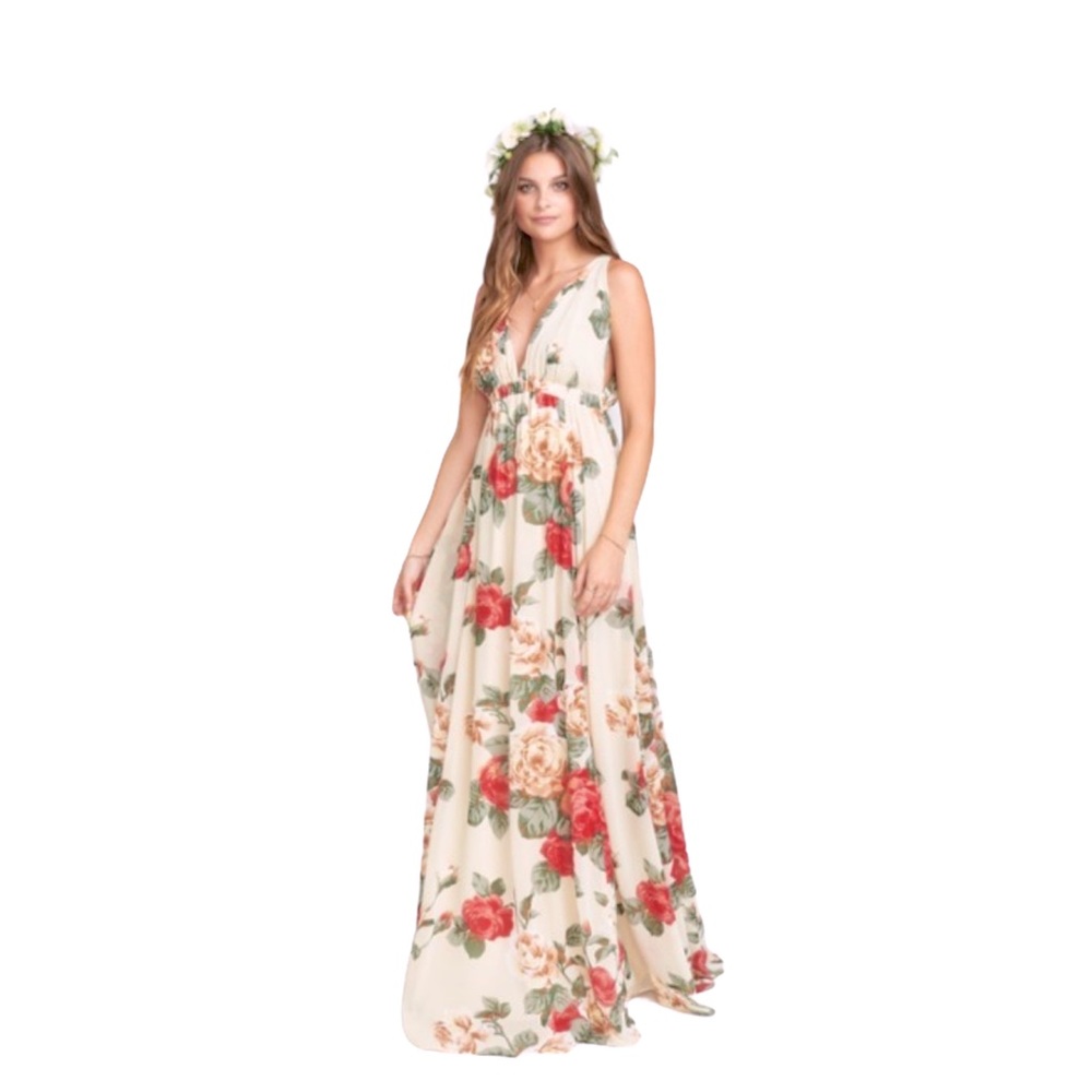 Show me your Mumu Floral Print Ava Maxi Dress